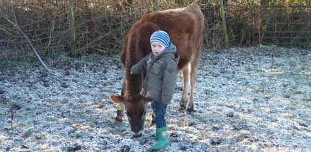 Fishers Mobile Farm - Jake & Buttercup