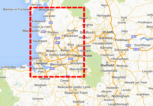 Areas covered by Fishers Mobile Farm